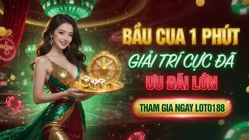 Bầu cua 1 phút ưu đãi cực đã