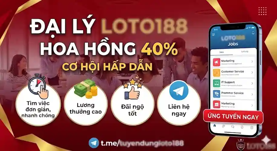 Khuyến mãi đại lý Loto188