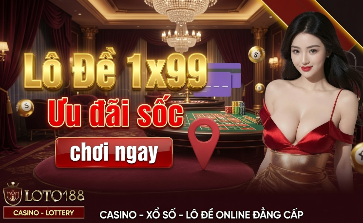 Lô đề 1x99 ưu đãi khủng