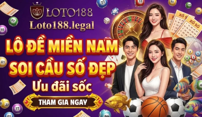 Xổ số lô đề miền Nam Loto188 hấp dẫn