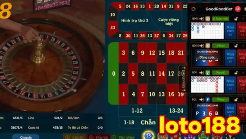 Rouleter Loto188 đỉnh cao hấp dẫn