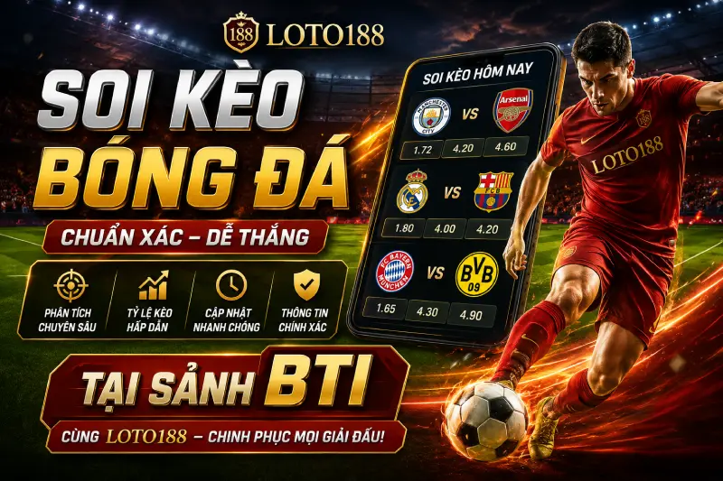 Soi Kèo Bóng Đá BTI Loto188 Chiến Thắng Bứt Phá
