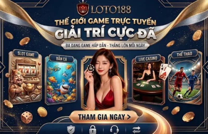 Thế Giới Game Trực Tuyến Loto188 Đỉnh Cao