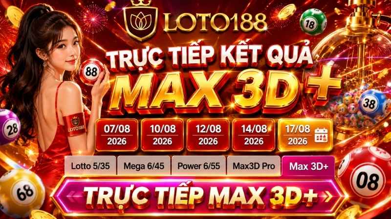 Xổ Số Điện Toán Max 3D+
